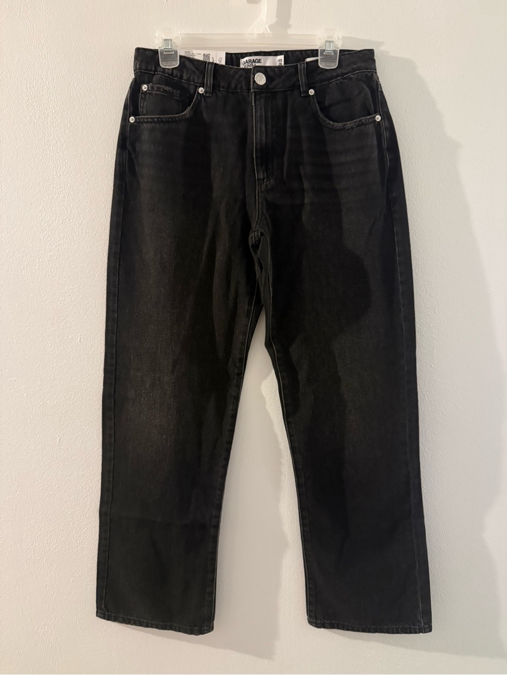 Garage Women's Black Straight Leg Jeans